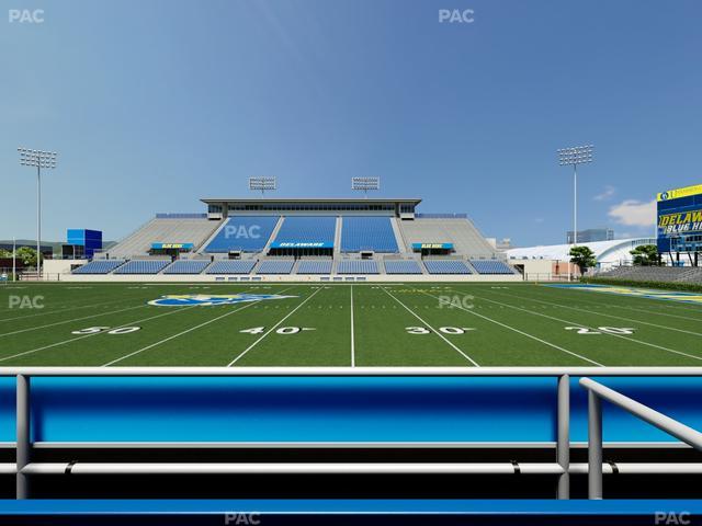 Delaware Stadium - Section East Box 68 Seat View