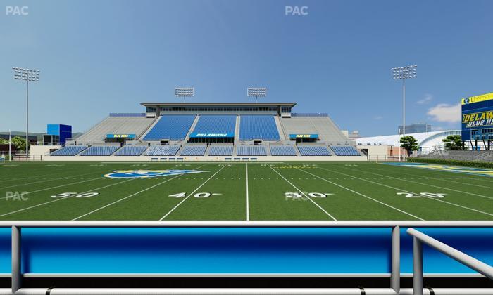 Delaware Stadium - Section East Box 68 Seat View