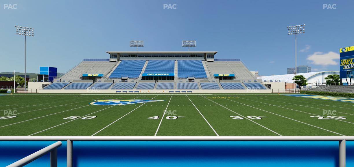 Delaware Stadium - Section East Box 69 Seat View