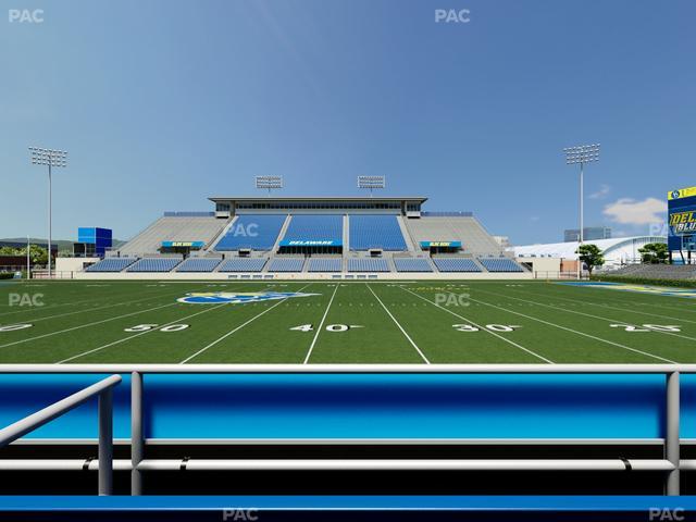 Delaware Stadium - Section East Box 69 Seat View