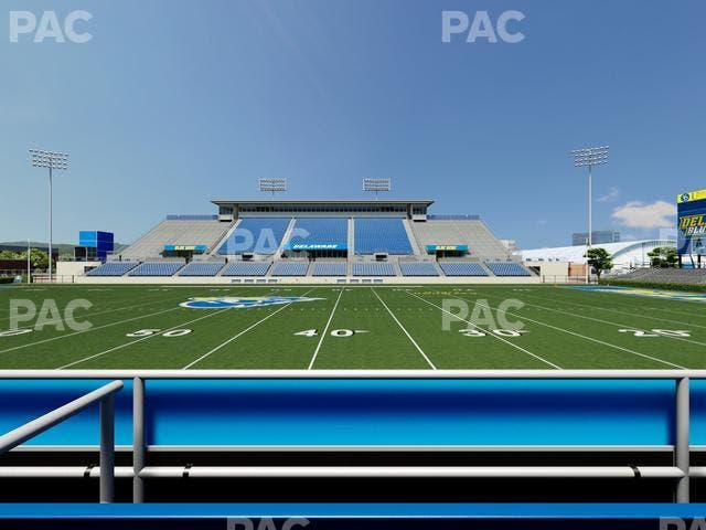Delaware Stadium - Section East Box 69 Seat View