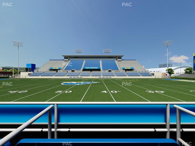Delaware Stadium - Section East Box 71 Seat View