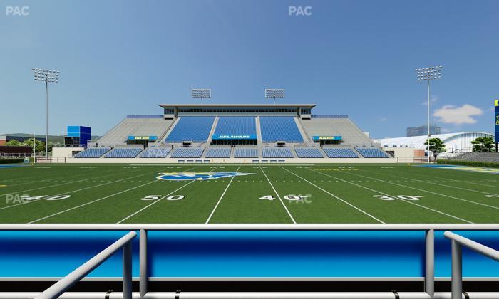 Delaware Stadium - Section East Box 71 Seat View