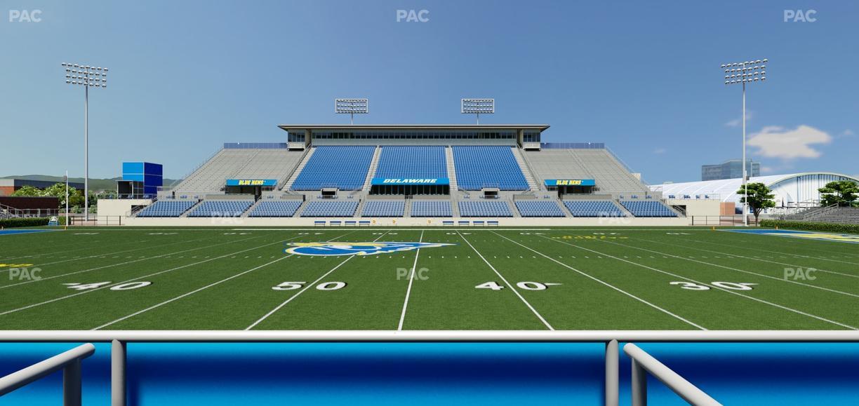 Delaware Stadium - Section East Box 72 Seat View