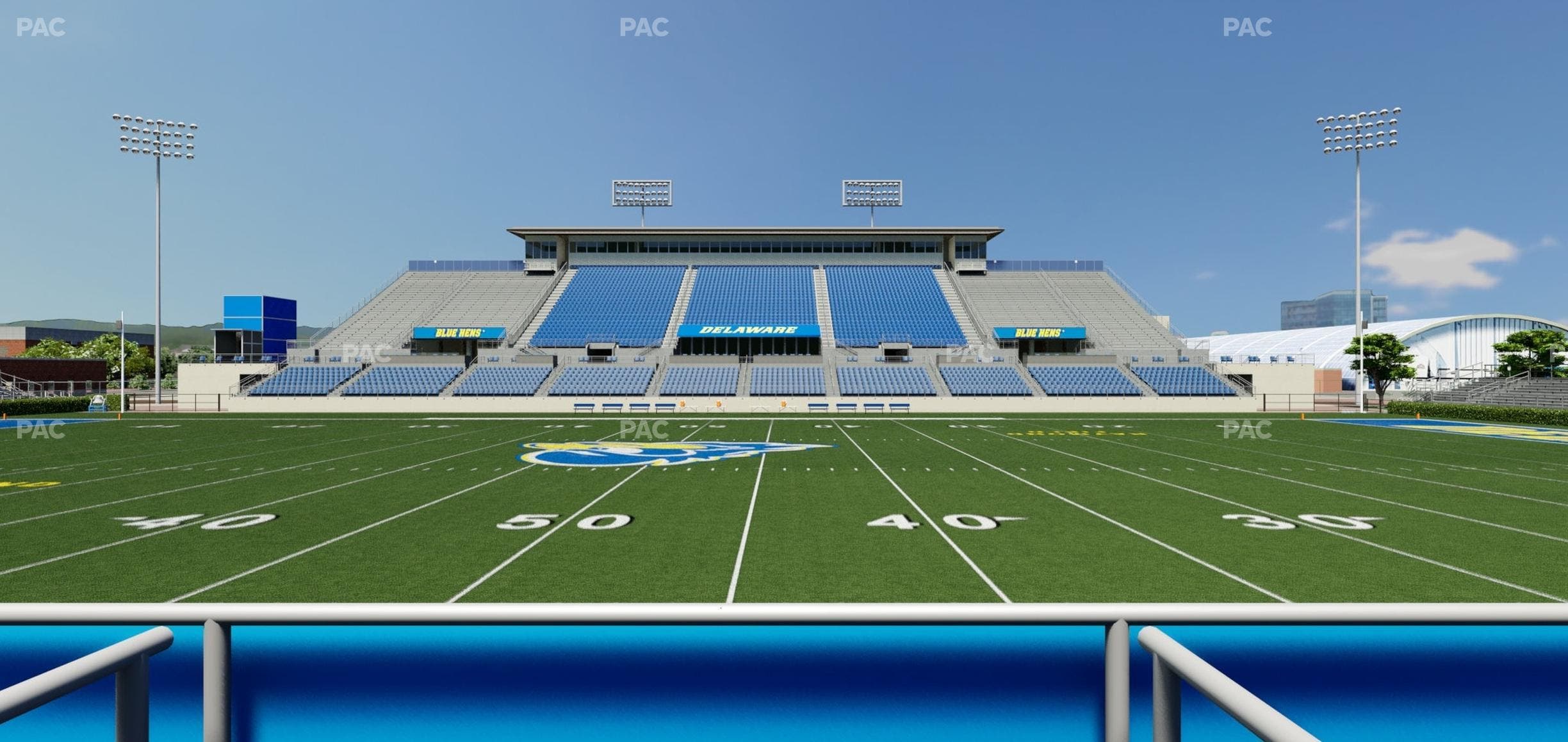 Delaware Stadium - Section East Box 72 Seat View