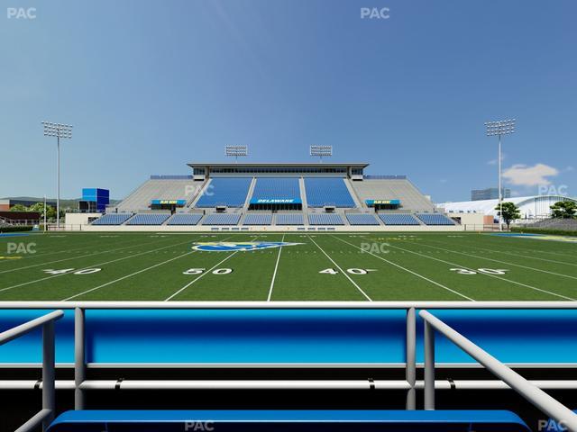 Delaware Stadium - Section East Box 72 Seat View