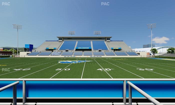 Delaware Stadium - Section East Box 72 Seat View