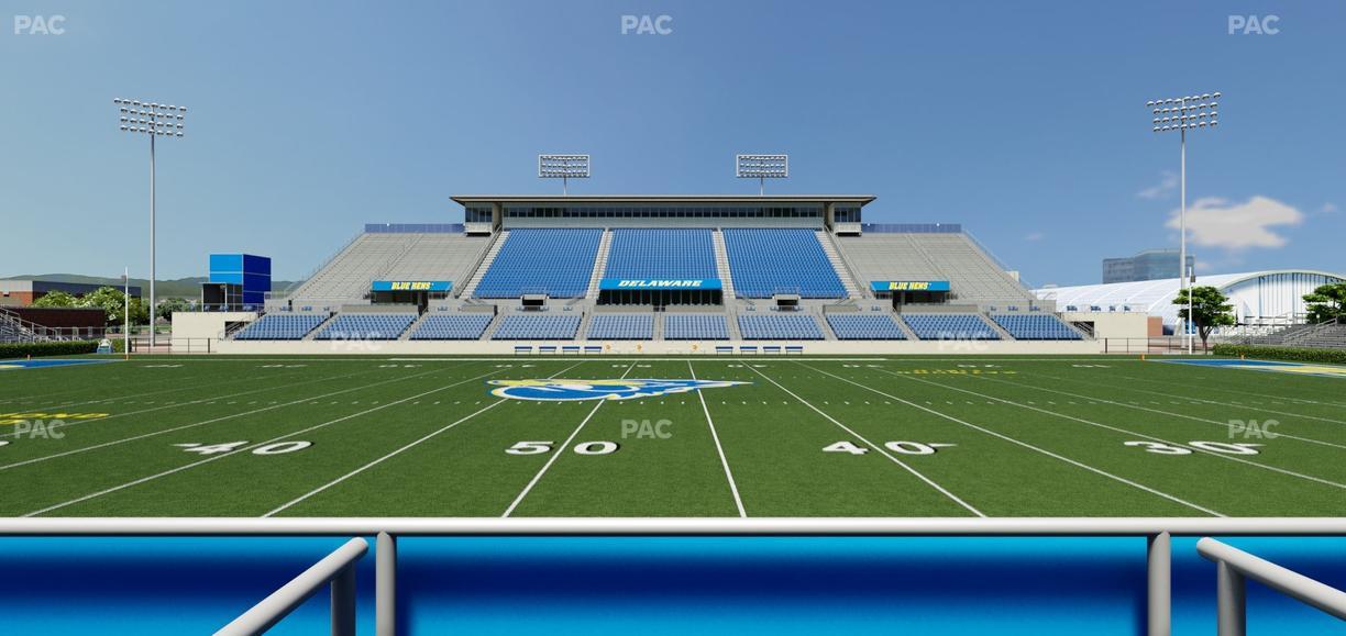 Delaware Stadium - Section East Box 73 Seat View
