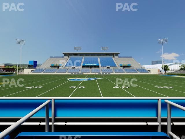 Delaware Stadium - Section East Box 73 Seat View