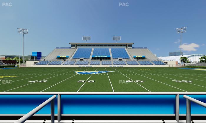 Delaware Stadium - Section East Box 73 Seat View
