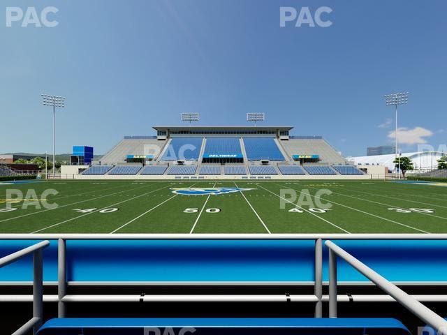Delaware Stadium - Section East Box 74 Seat View