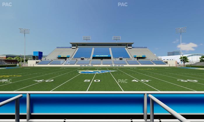 Delaware Stadium - Section East Box 74 Seat View
