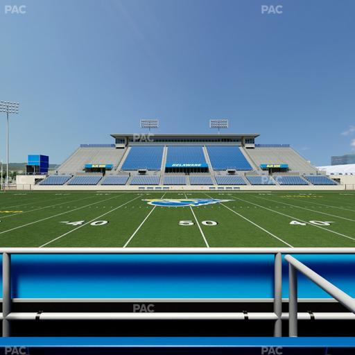 Delaware Stadium - Section East Box 76 Seat View
