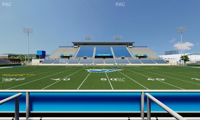 Delaware Stadium - Section East Box 76 Seat View