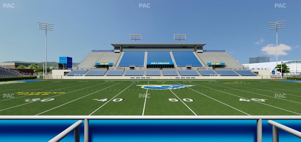 Delaware Stadium - Section East Box 77 Seat View