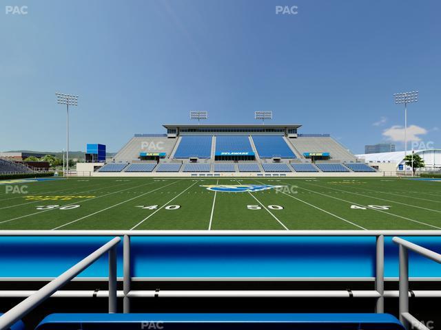 Delaware Stadium - Section East Box 77 Seat View