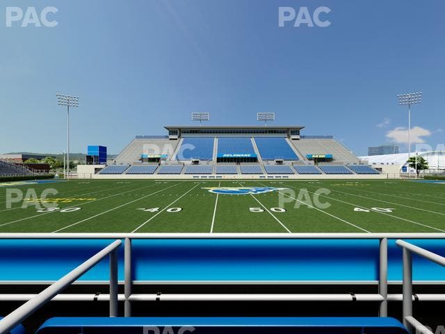 Delaware Stadium - Section East Box 77 Seat View