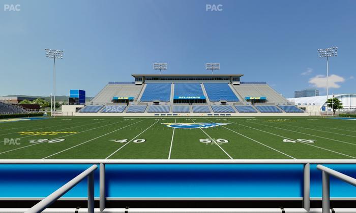 Delaware Stadium - Section East Box 77 Seat View