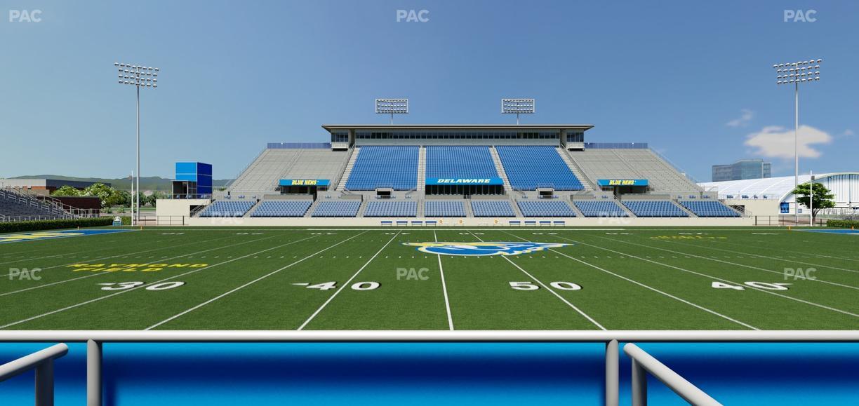 Delaware Stadium - Section East Box 78 Seat View