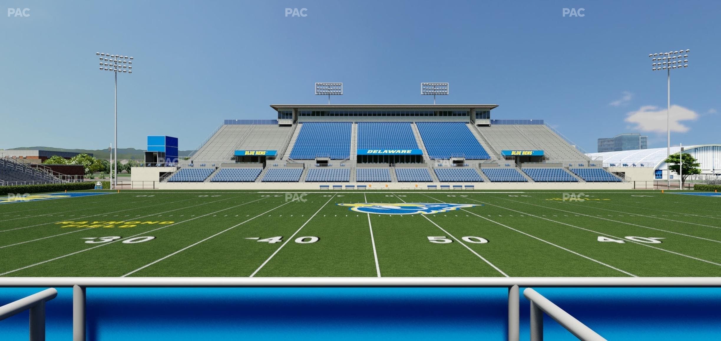 Delaware Stadium - Section East Box 78 Seat View
