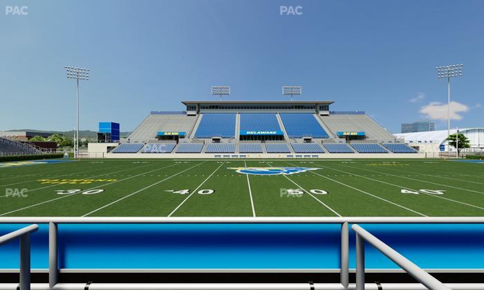 Delaware Stadium - Section East Box 78 Seat View