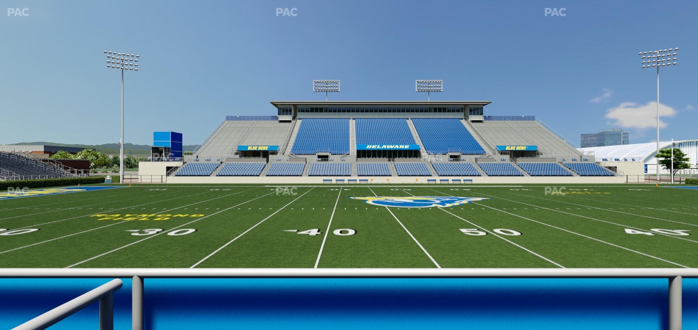 Delaware Stadium - Section East Box 79 Seat View