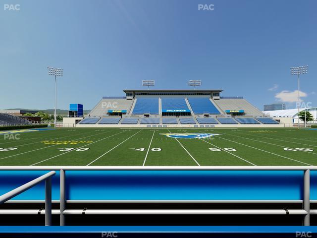 Delaware Stadium - Section East Box 79 Seat View