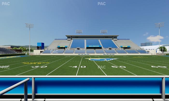 Delaware Stadium - Section East Box 79 Seat View