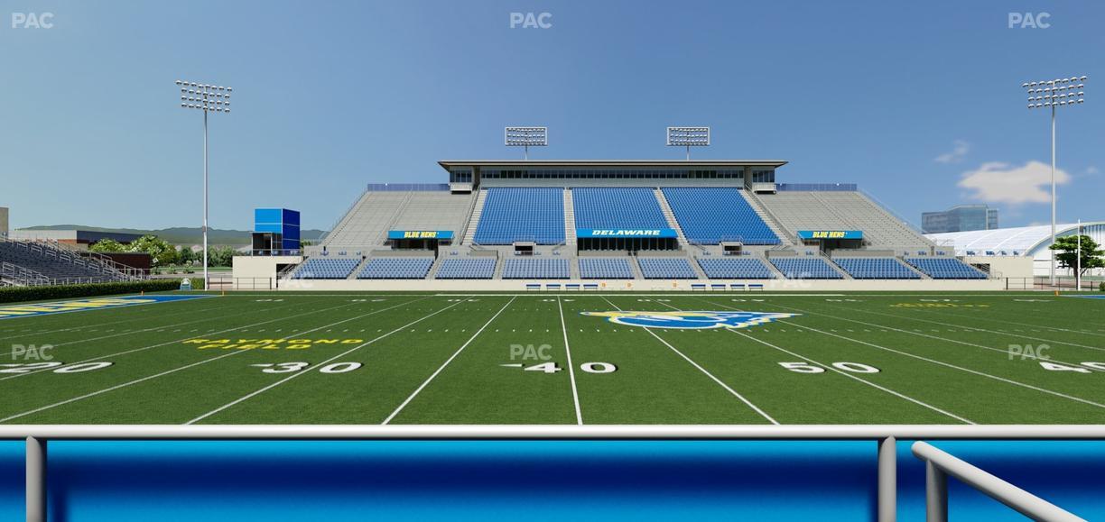 Delaware Stadium - Section East Box 80 Seat View