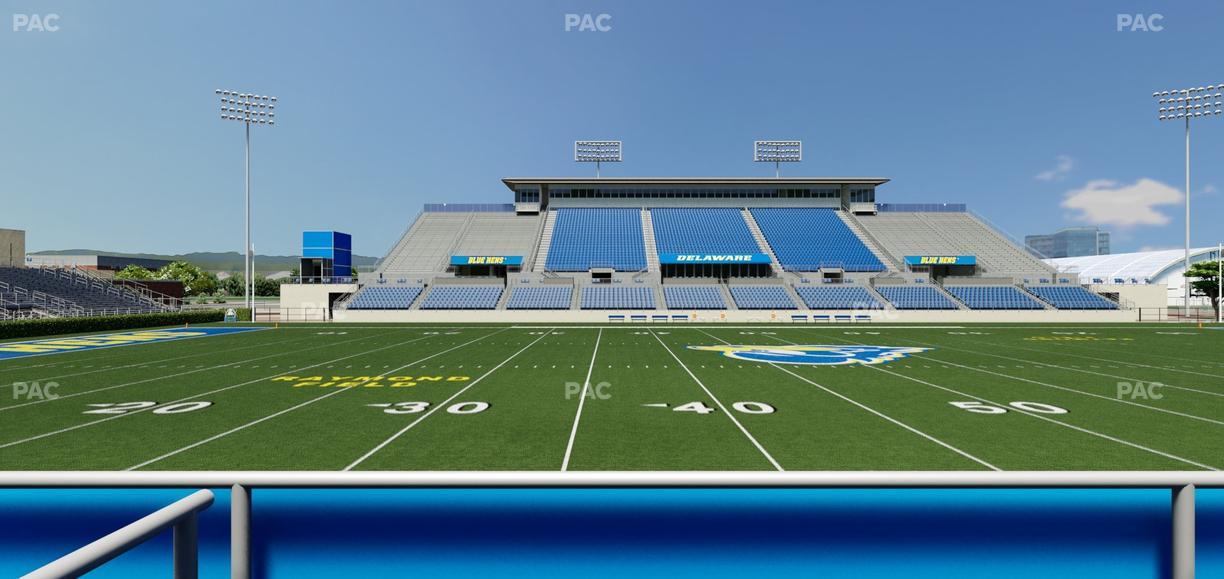 Delaware Stadium - Section East Box 81 Seat View