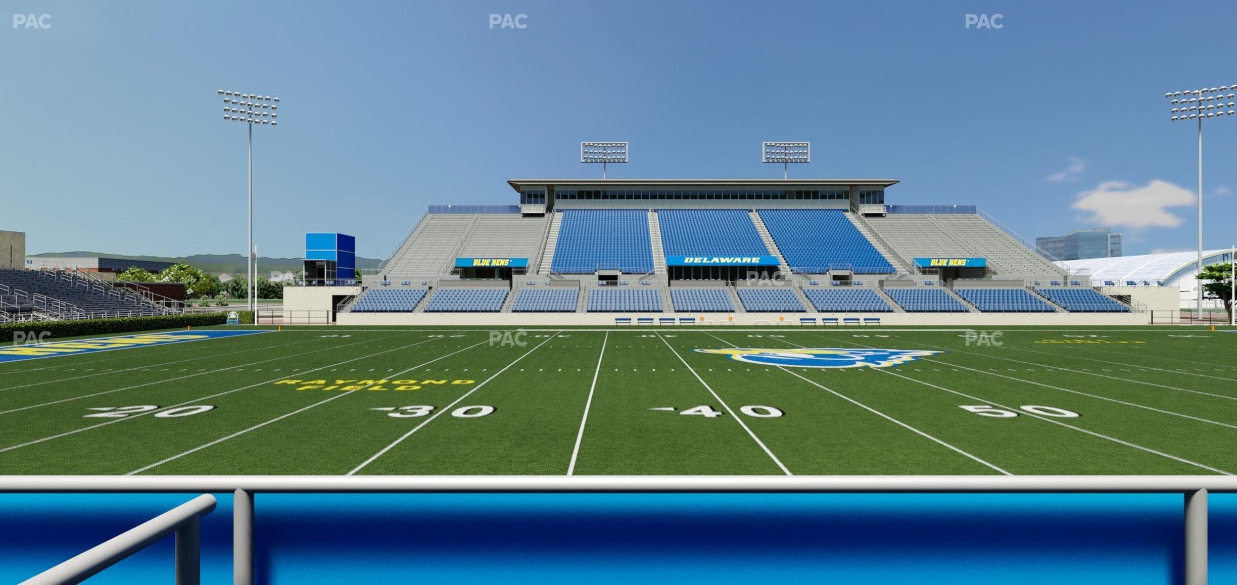 Delaware Stadium - Section East Box 81 Seat View