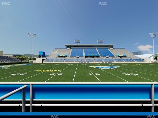 Delaware Stadium - Section East Box 81 Seat View