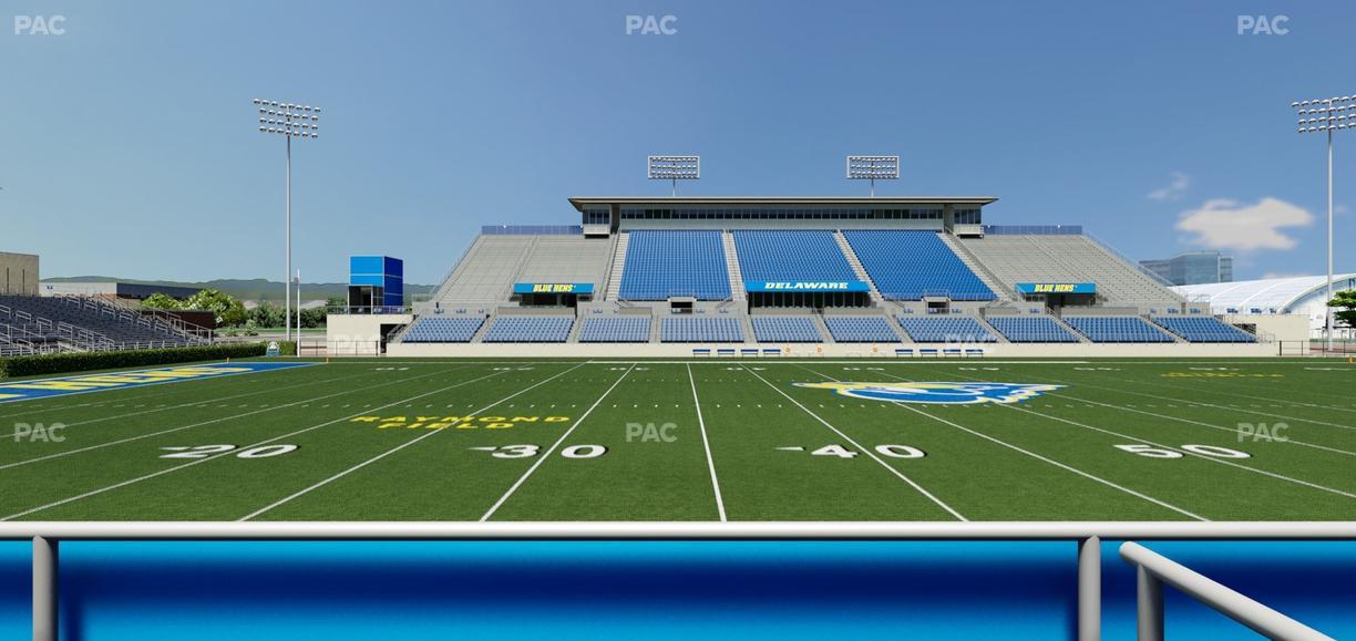 Delaware Stadium - Section East Box 82 Seat View