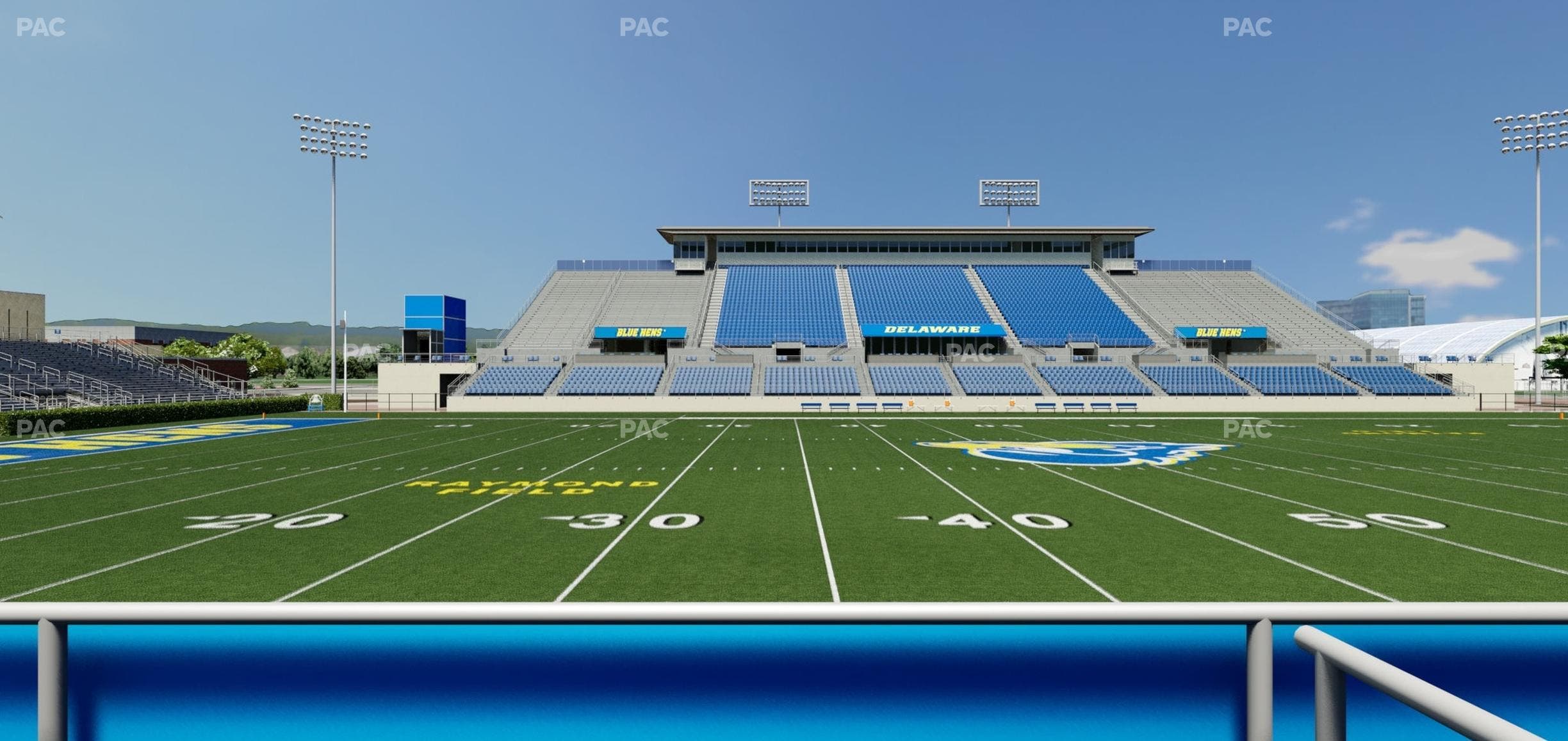 Delaware Stadium - Section East Box 82 Seat View
