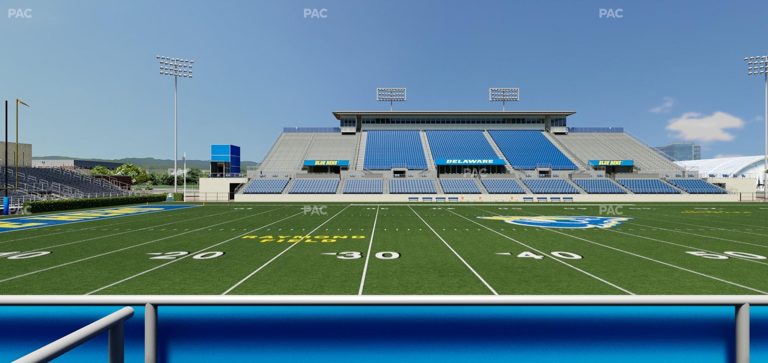 Delaware Stadium - Section East Box 83 Seat View