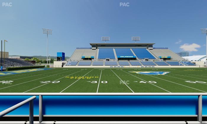 Delaware Stadium - Section East Box 83 Seat View