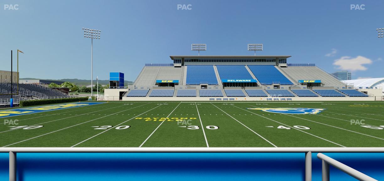 Delaware Stadium - Section East Box 84 Seat View