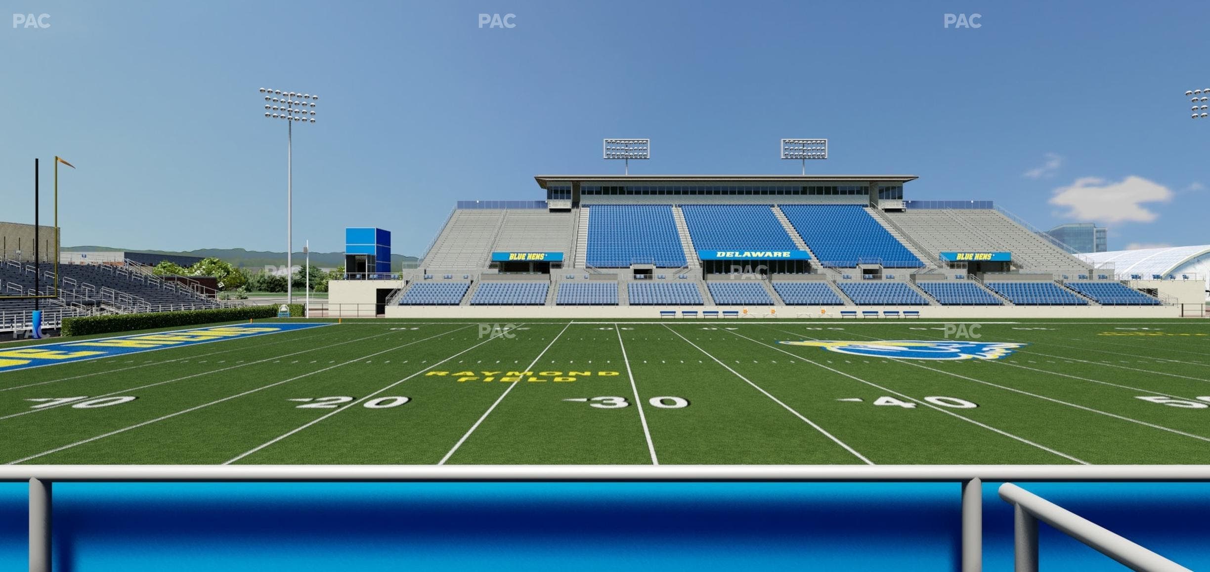 Delaware Stadium - Section East Box 84 Seat View