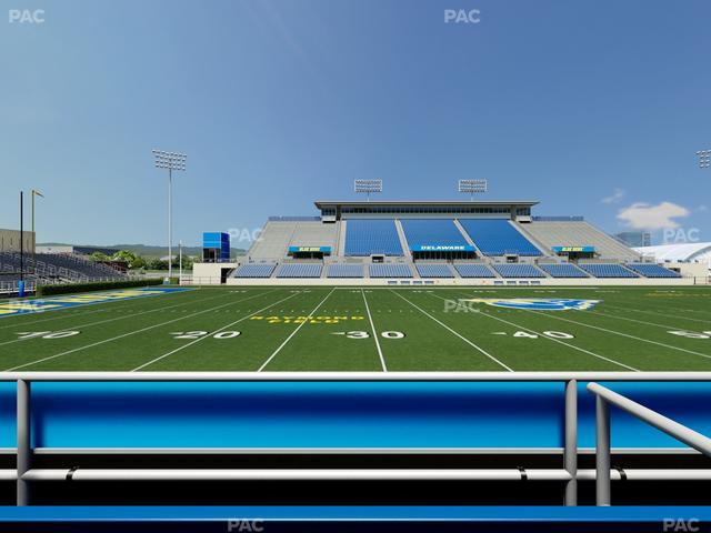 Delaware Stadium - Section East Box 84 Seat View