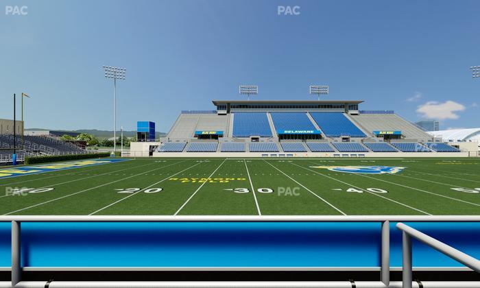 Delaware Stadium - Section East Box 84 Seat View