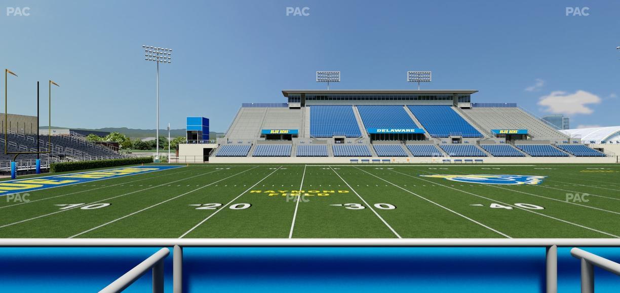 Delaware Stadium - Section East Box 85 Seat View