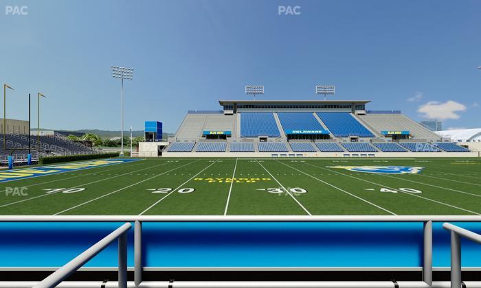 Delaware Stadium - Section East Box 85 Seat View