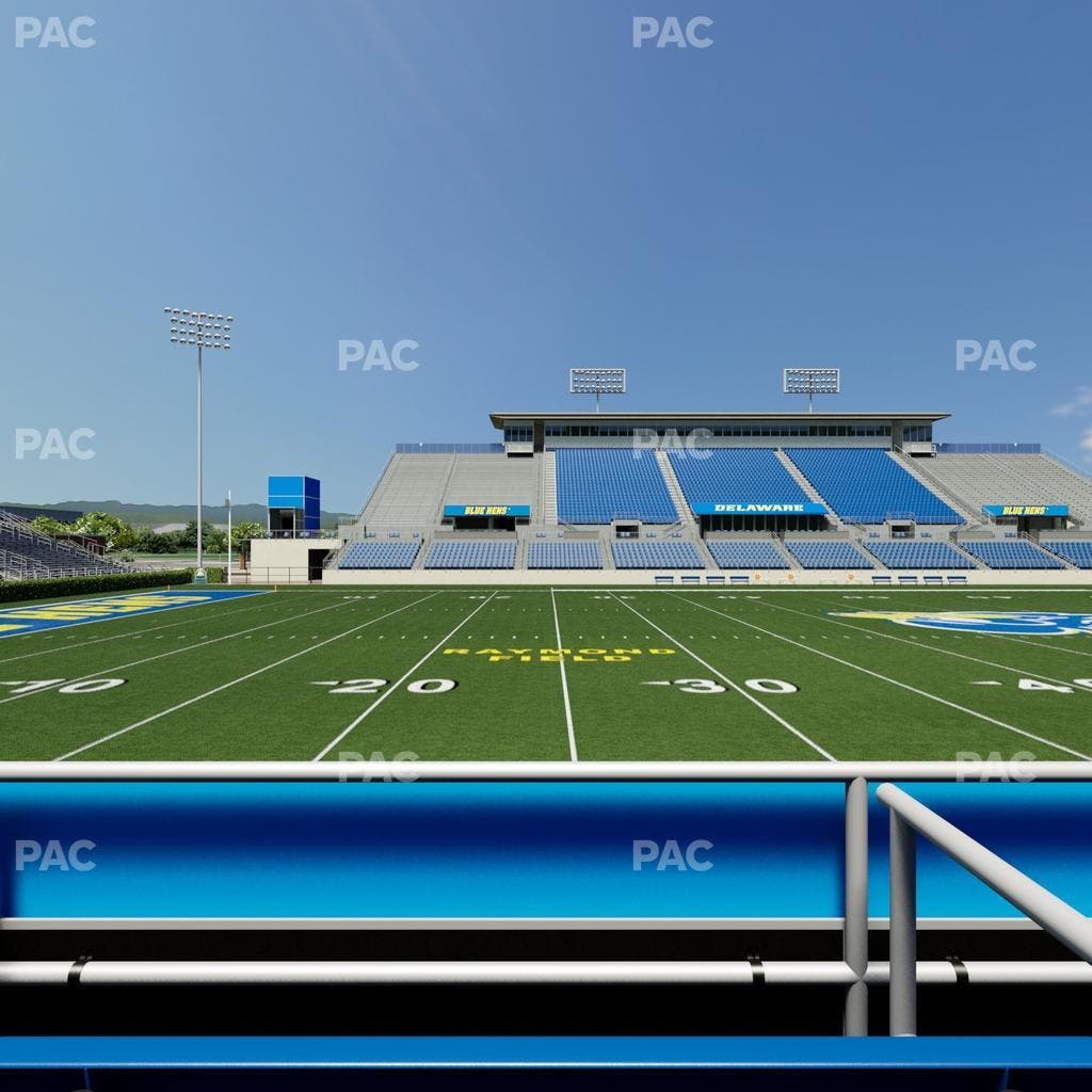 Delaware Stadium - Section East Box 86 Seat View