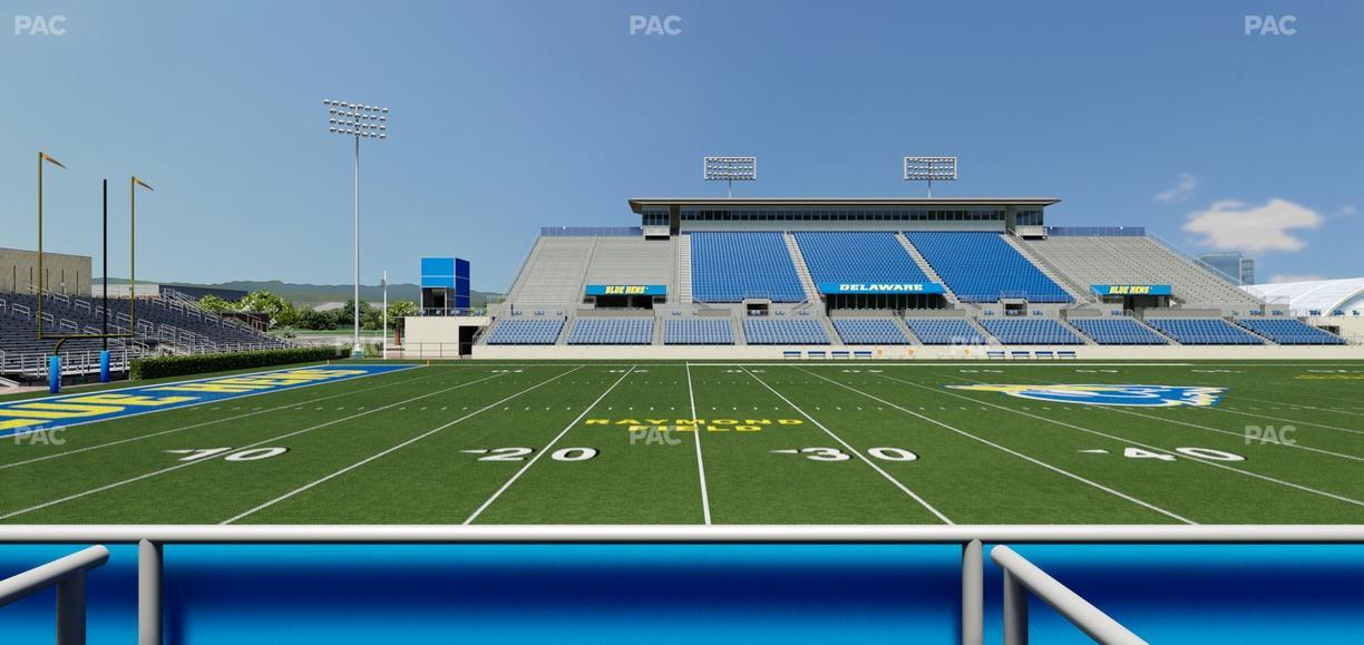 Delaware Stadium - Section East Box 86 Seat View