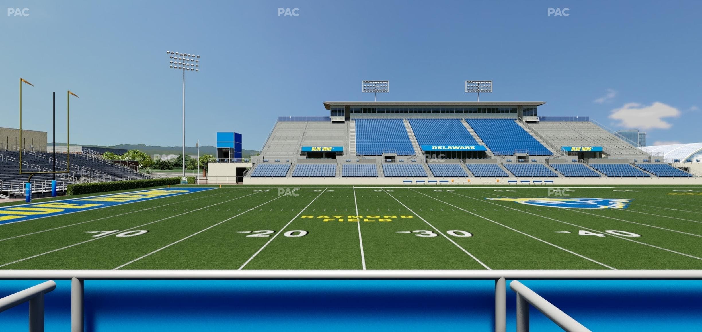 Delaware Stadium - Section East Box 86 Seat View