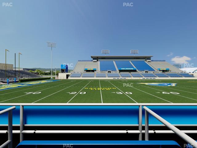 Delaware Stadium - Section East Box 86 Seat View