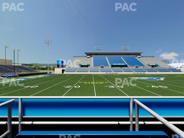 Delaware Stadium - Section East Box 86 Seat View