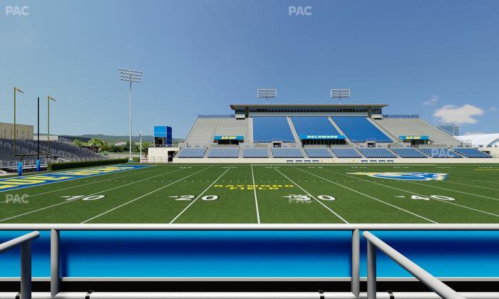Delaware Stadium - Section East Box 86 Seat View
