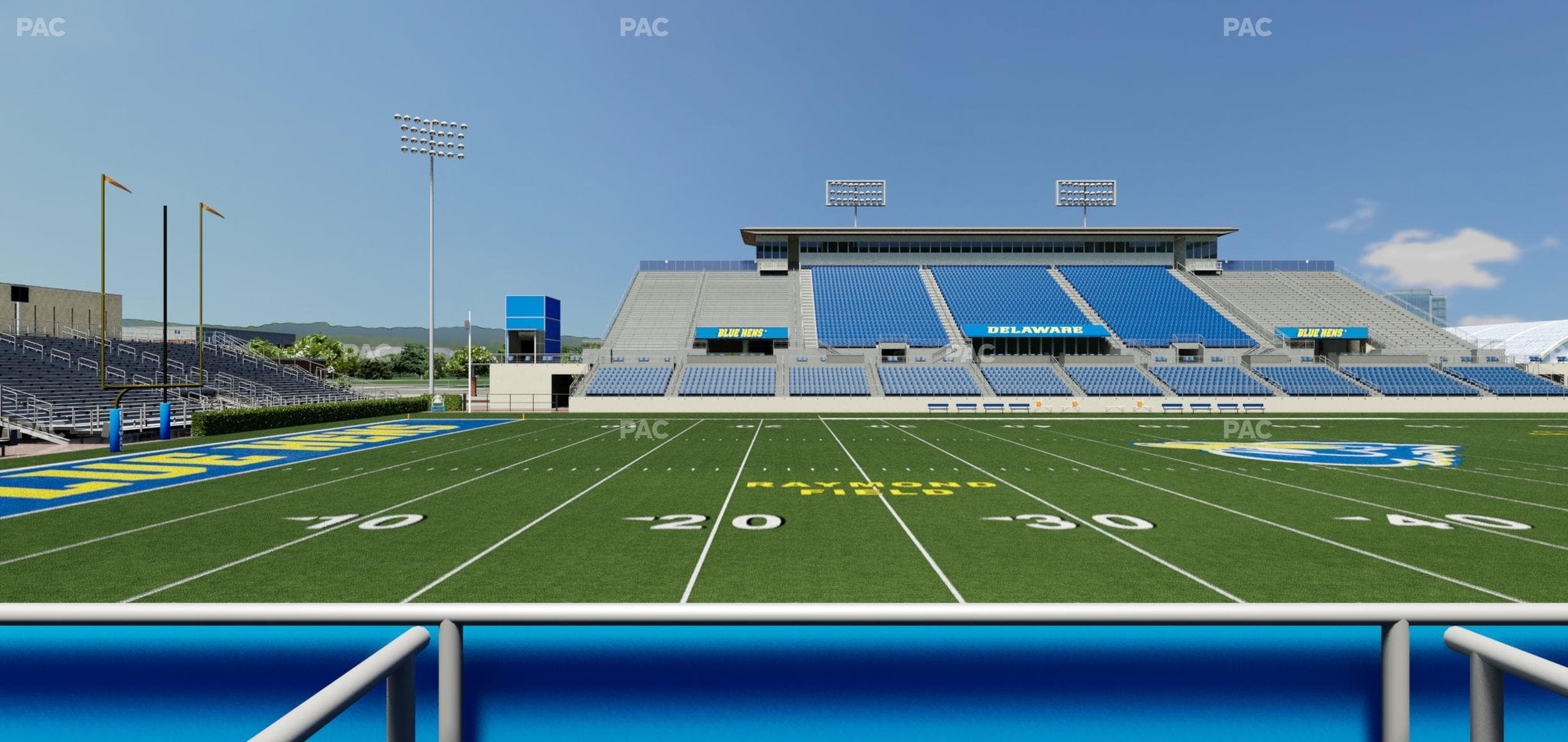 Delaware Stadium - Section East Box 87 Seat View