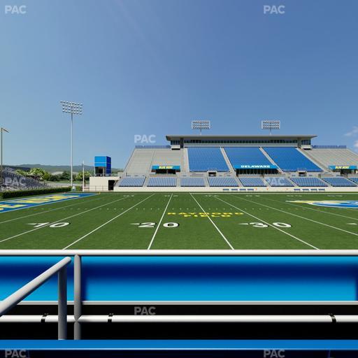 Delaware Stadium - Section East Box 87 Seat View